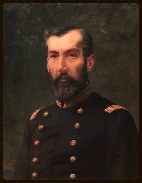 El general Marcos Segundo  Maturana Molina retrato de Pedro Lira