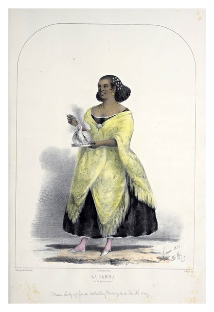 002- La zamba a la procesion-Recuerdos de Lima, álbum, tipos, trajes y costumbres Vol 2-1857-Bonaffé A.A.