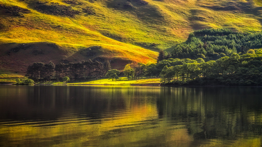 Crummock Water bathed in Light