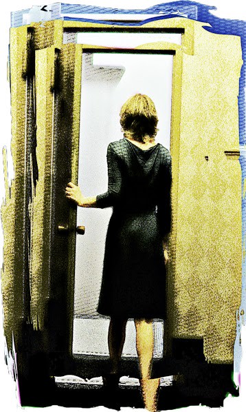 vermomming Christendom straal woman walking out of door | kathleenmaher.net/?p=931 "Diary … | Flickr