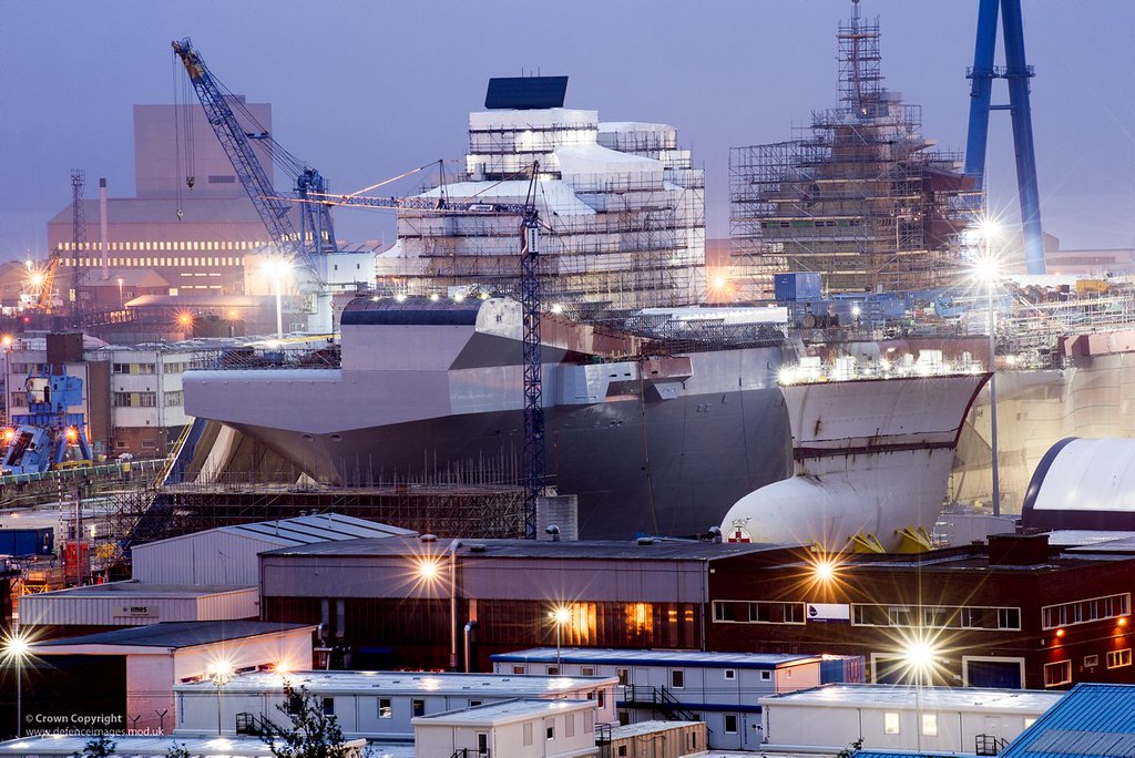 Construction of the HMS Queen Elizabeth. | Construction cont… | Flickr