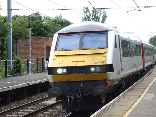 DVT 82136 leads a set through Needham Market onto Norwich | by PaulMorris2009