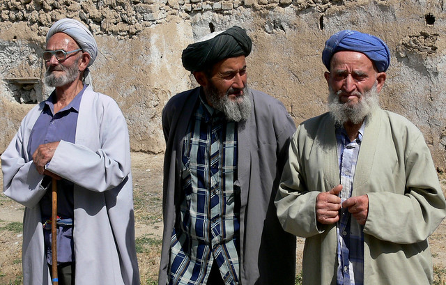 Trois hommes tadjiks