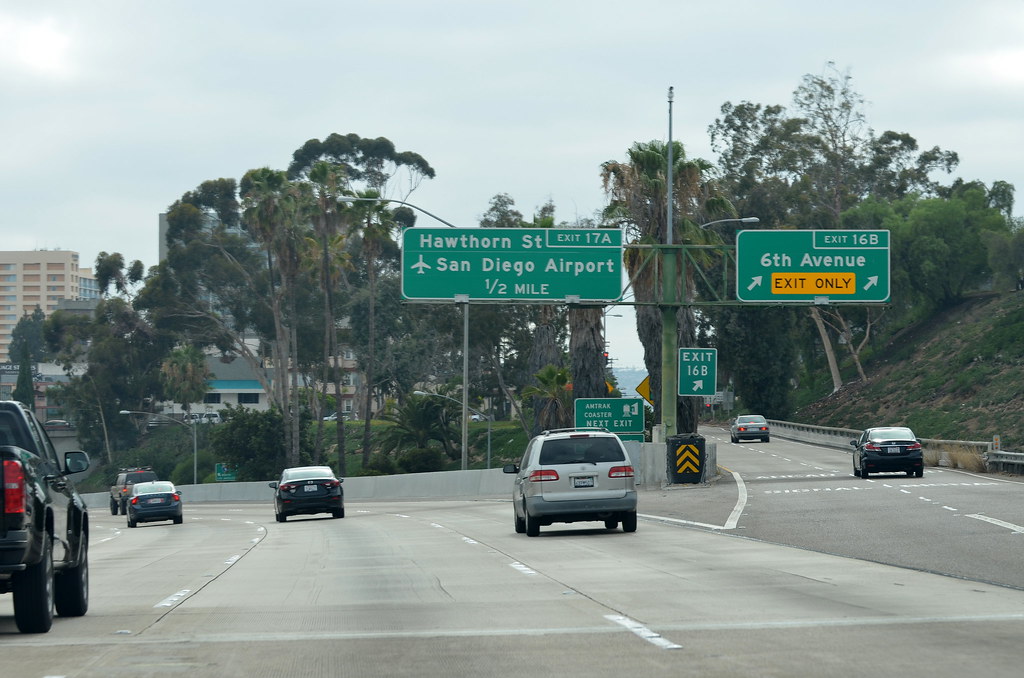 5 Freeway exits