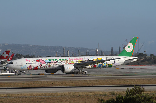 Special Livery - EVA Air - Sanrio Family, Boeing 777-300ER "Hello Kitty" | by Ron Monroe