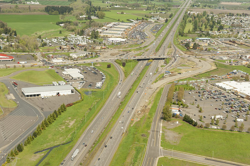 i5 aerial interchange interstate5 woodburn oregondot