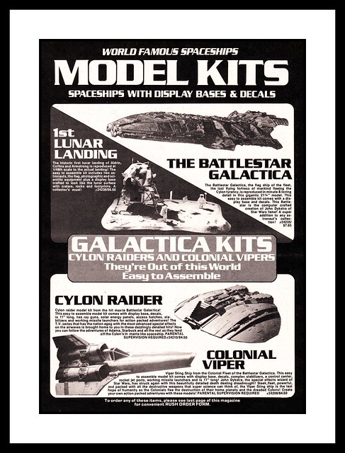 Famous Spaceships Model Kits, 1980