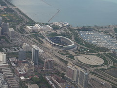 Soldier Field and the Field Museum, Chicago, Illinois