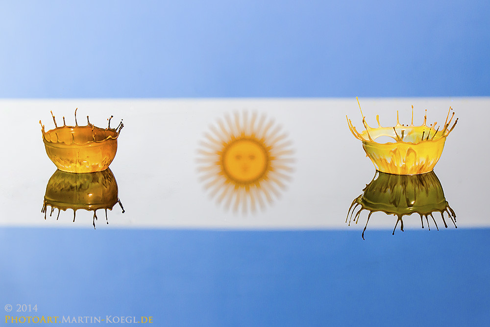 World Cup Drop Art Series: No. 6 - Argentina | >> My Homepag… | Flickr