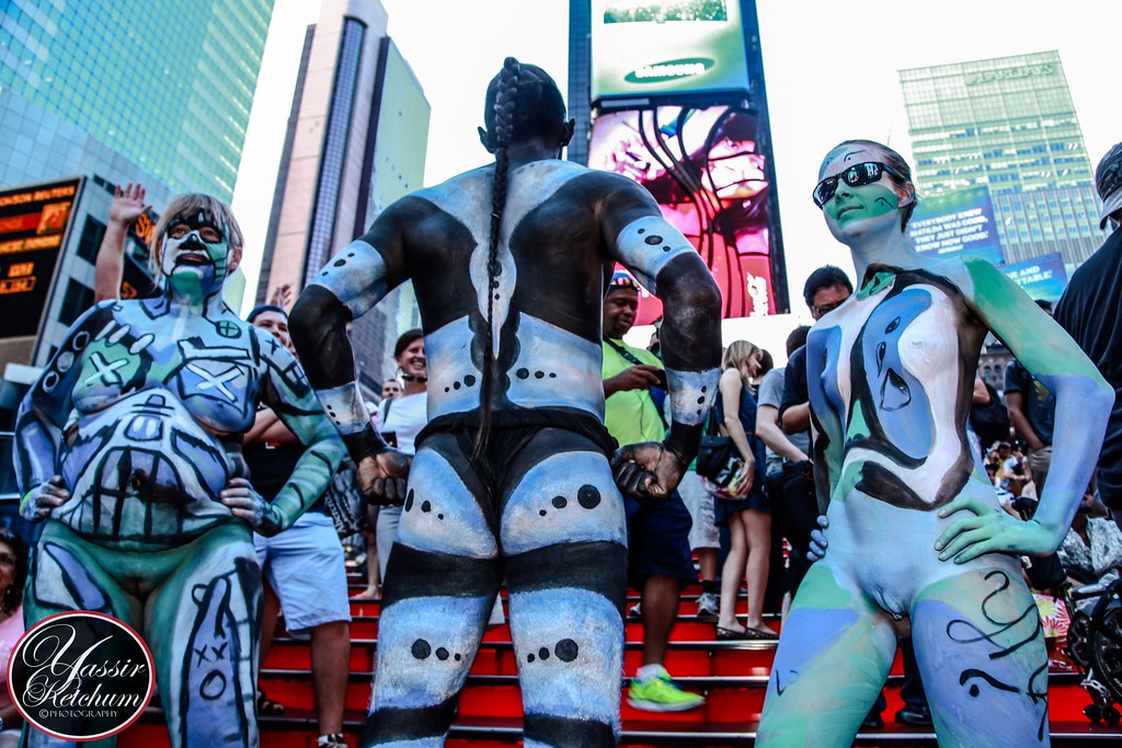 New York Body Paint Day 2014.