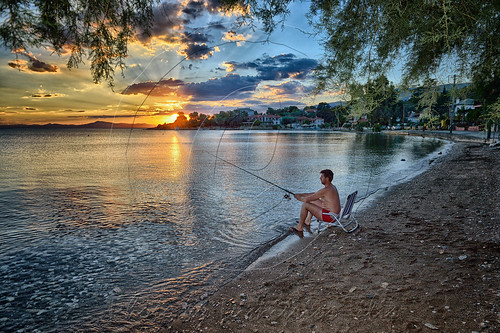 sunset sea people nature fishing greece d4 travelphotography pilio άνθρωποι thessalia lefokastro πήλιο ανθρώπινεσδραστηριότητεσ