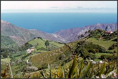 St Helena, view south over 'Lot' toward Sandy Bay,