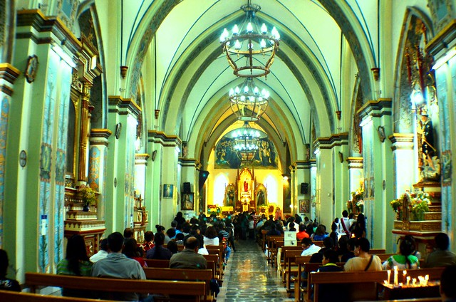 Interior de la iglesia de Sto. Domingo.