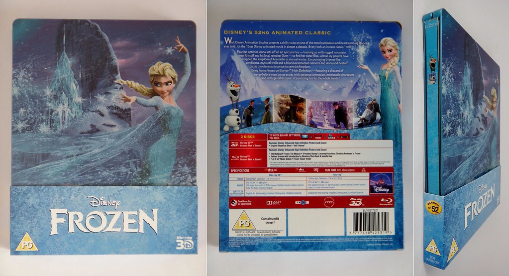 Scorch strijd grot Frozen 3D Blu-ray Steelbook 2 Disc Set - UK Import - In Sl… | Flickr