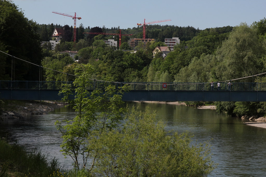 Lutenberg Fußgängerbrücke Zwischen Lautenberg Und Kleiner Blauinsel – WWKM