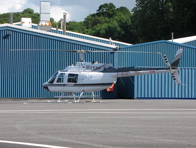 G-OCST Bell 207 @ Castle Air Liskeard.