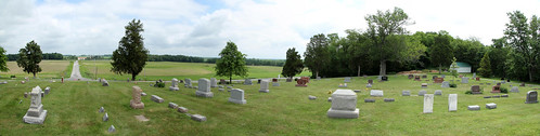 road county trees ohio panorama cemetery creek scenery view stones scenic ground graves historic clear highland penn burial samantha tombstones gravestones quaker pleasant township quakers hightop