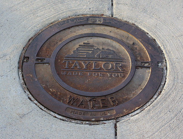 Manhole Cover, Taylor Water