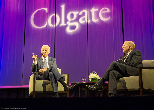 Joe Biden at Colgate