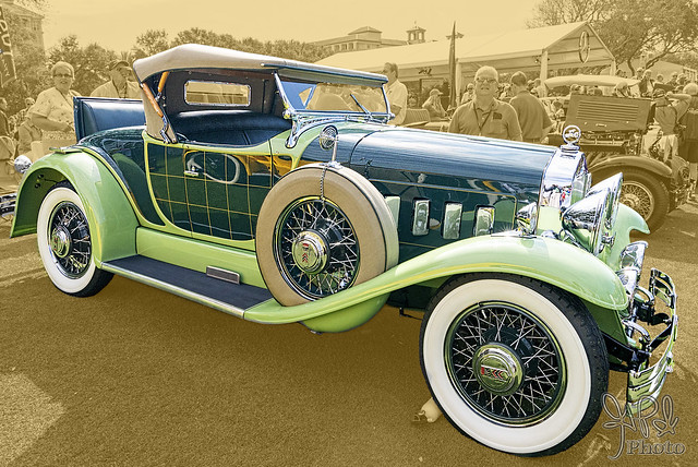 1929 Willys Knight 66B Plaidside Roadster at Amelia Island 2014