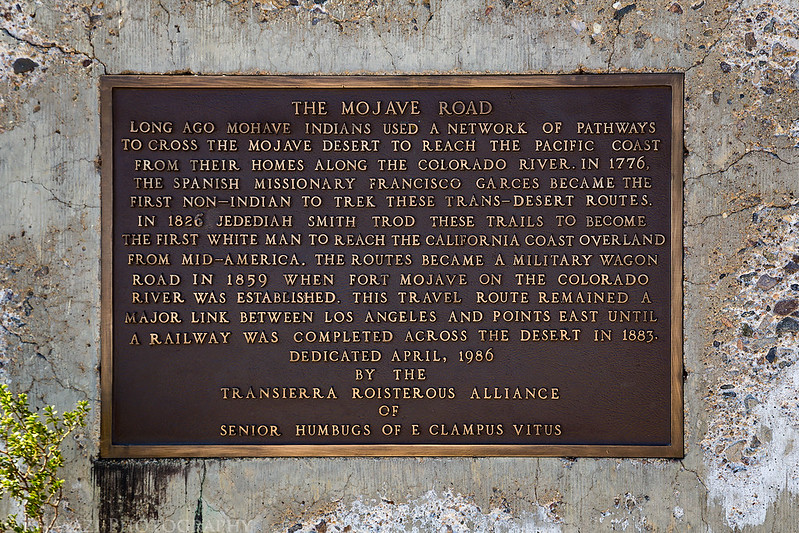 The Mojave Road Monument
