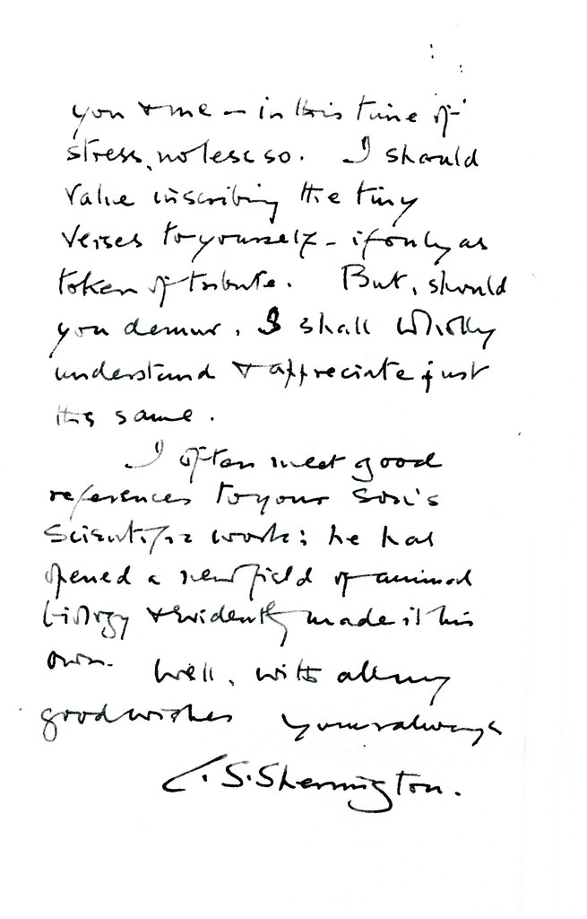 Sherrington to Elton - 13 January 1940 (120) 2/2