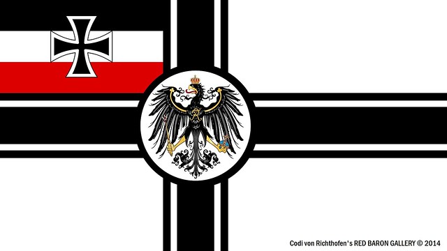 Reichskriegsflagge (Kaiserliche Kriegsflagge) / Imperial War Ensign of Germany 1903-1918 - Codi von Richthofen, 2014