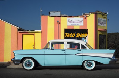 san diego : taco shop and chevrolet