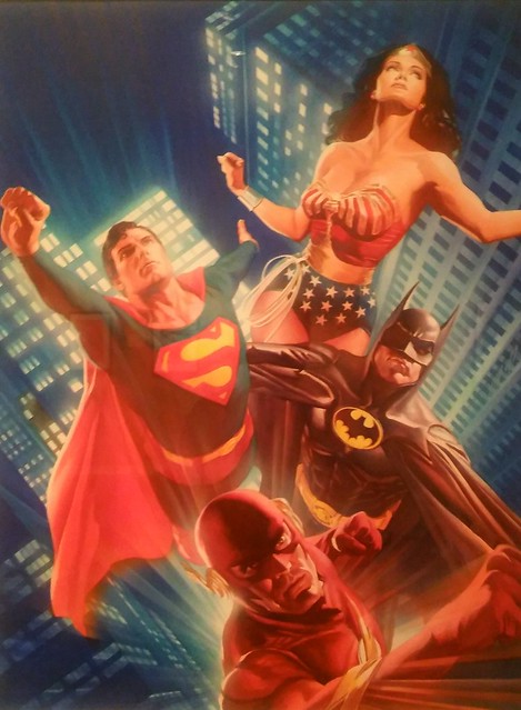 Superman Wonder Woman, Batman, Flash