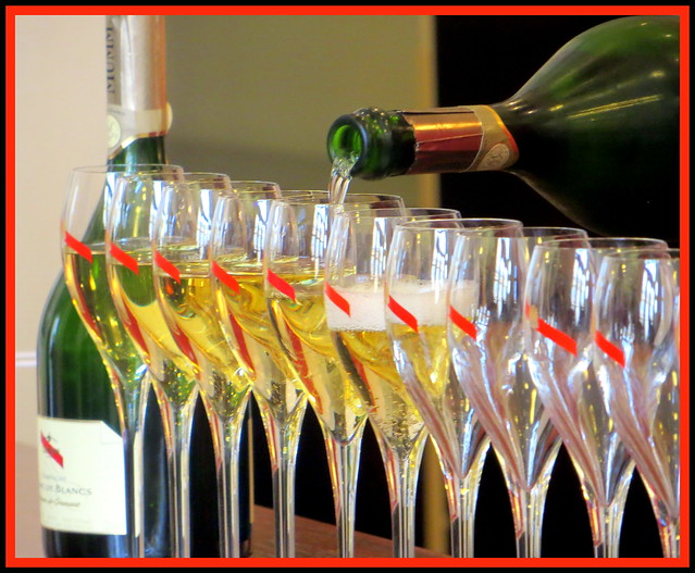 Champagne tasting at Mumm`s in Reims, Champagne, France 2017