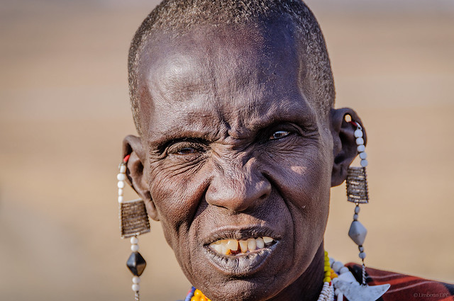 Masai Lady near Natron Lake (Tanzania)