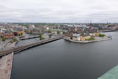 View of Riddarholmen and Gamla Stan from Stockholms stadshus tower