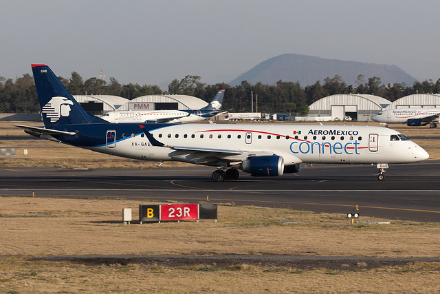 Aeromexico Connect Embraer 190 XA-GAE MMMX 29MAR17