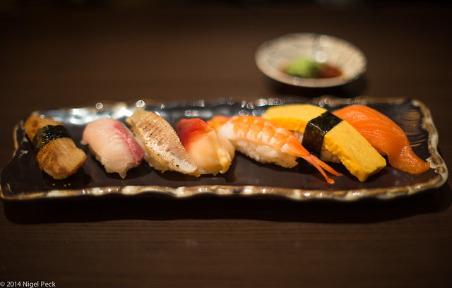 Sushi Lunch Bokeh [Explore 16 May 2014]