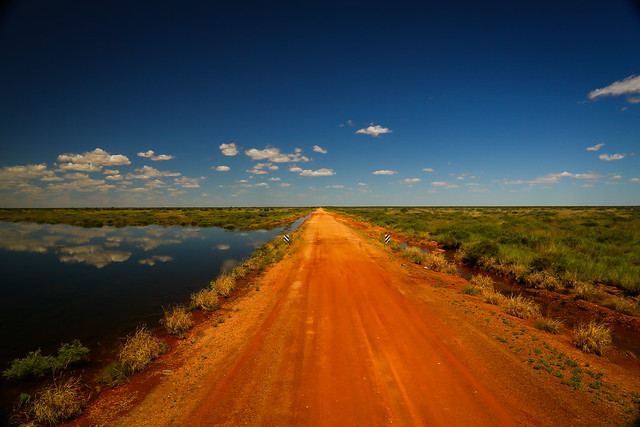 Tanami track after the wet.