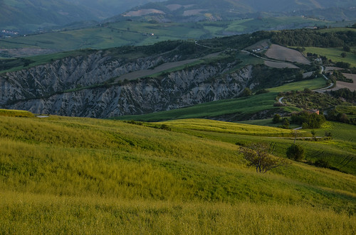 italy panorama landscape italia paesaggio colline appennino emiliaromagna romagna cesena calanchi casalbono casevenzi