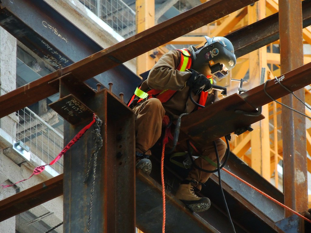 A Day In The Life Of An Ironworker Ironworker Welder Flickr