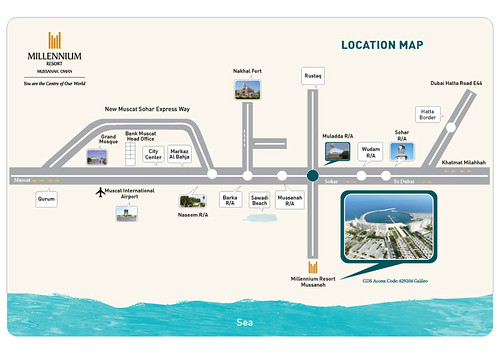 Millennium Resort Location Map