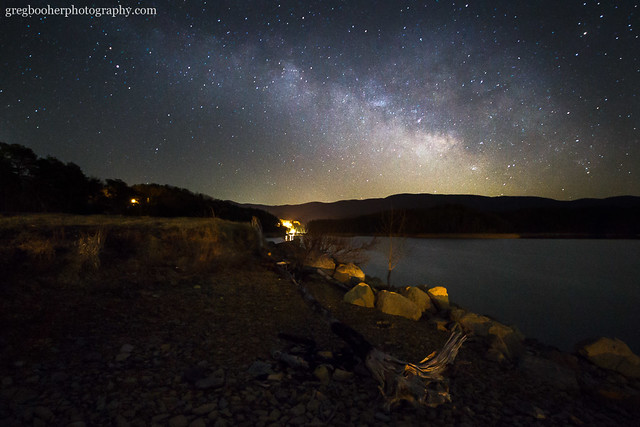 March Milky Way over South Holston Lake