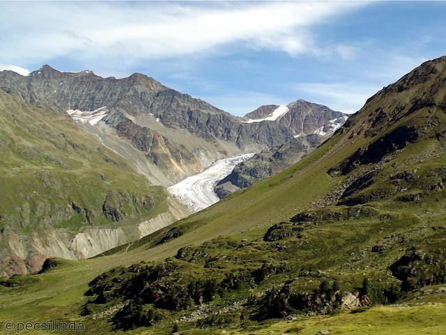 Glaciers in Ötztal Alps
