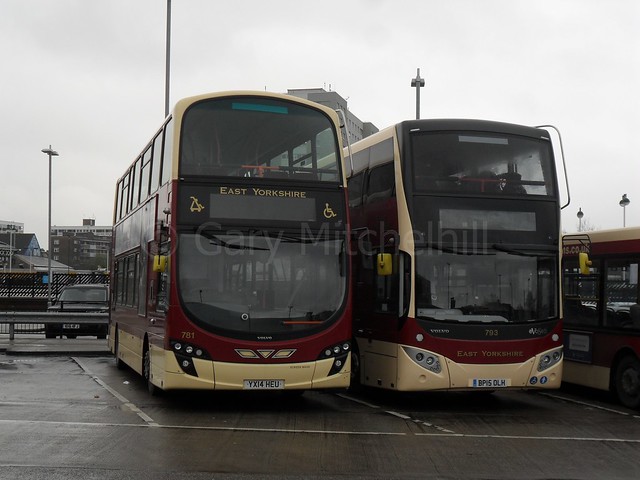 East Yorkshire - 0781 - YX14HEU and 0793 - BP15OLH - EYMS-Group20160111