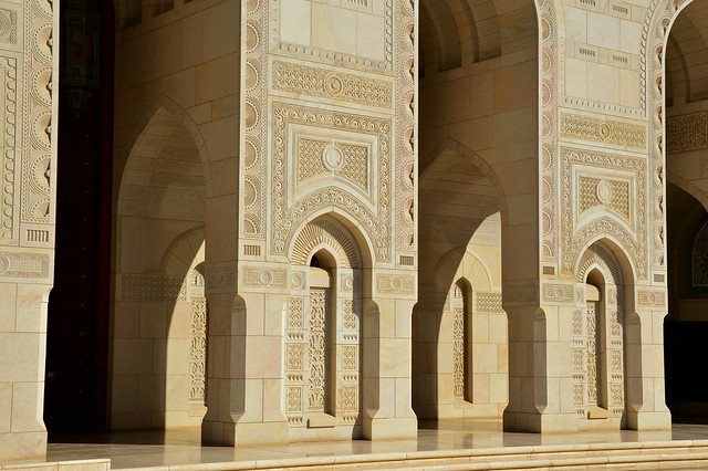 arcades at the grand mosque