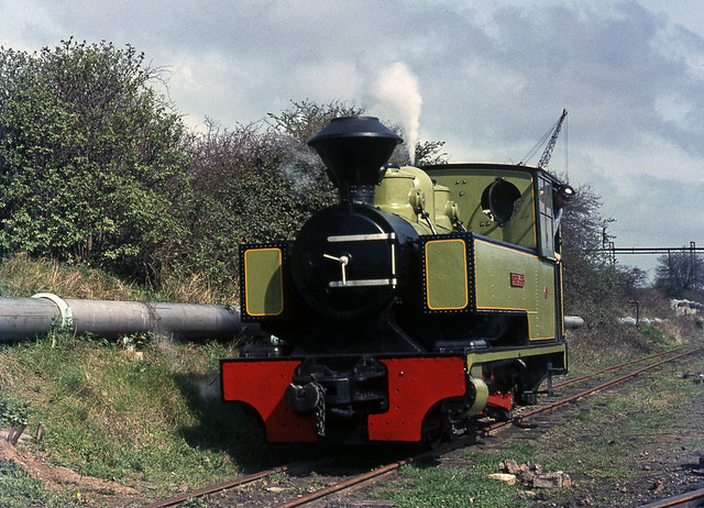 SKLR 'Triumph' loco at Kemsley. Apr'71.