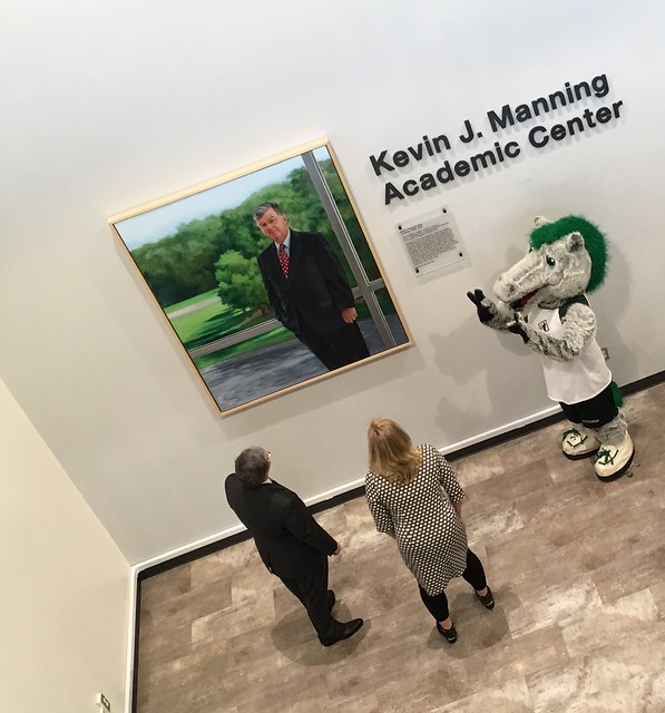 Dr. Manning Portrait Reveal and Bridge Dedication