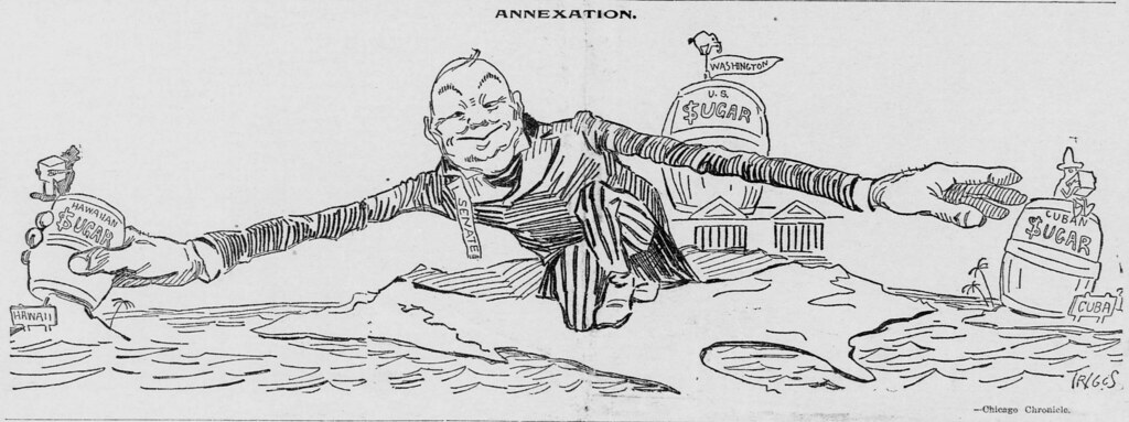 Annexation Sugar Cartoon | After the overthrow of the Hawaii… | Flickr