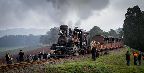 australia trains victoria steam pbr climax puffingbilly 1694 gembrook