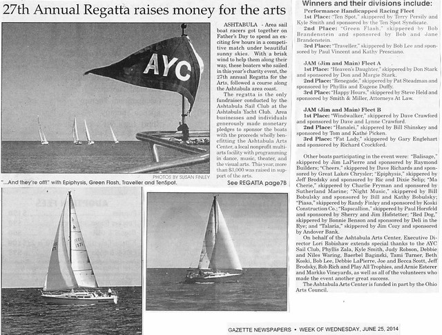 AYC Regatta for the Arts