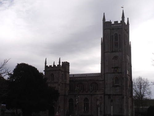 The Two Towers of St. Mary the Virgin, Bruton SWC Walk 284 Bruton Circular (via Hauser &amp; Wirth Somerset) or from Castle Cary