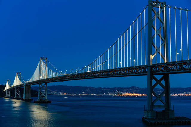 Bay Bridge at Blue Hour