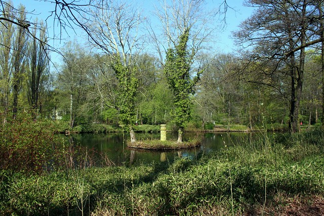 Die Rousseau-Insel im Berliner Tiergarten